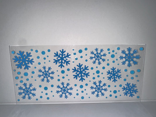G1136 blue snowflakes Christmas