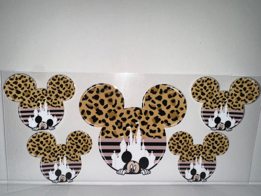 G1231 Disney animal print Mickey ears