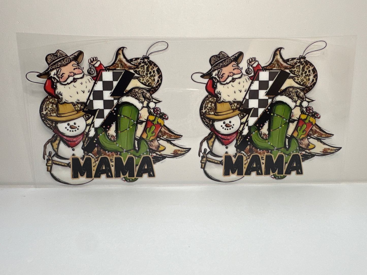 F348 Christmas Time Western Mama