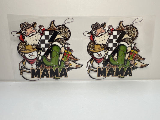 F348 Christmas Time Western Mama