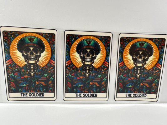 G557 the soldier tarot card