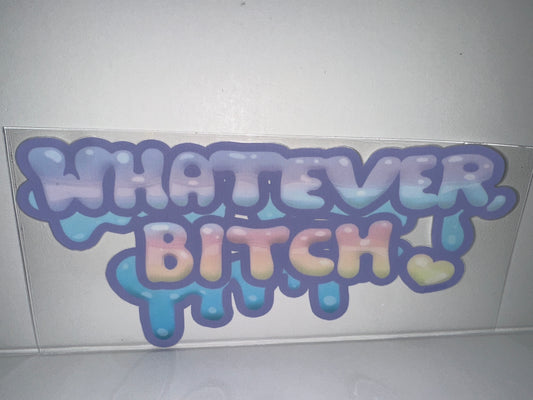 H250 whatever bitch, sassy