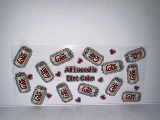 H1932 Glitter Wrap Diet Coke