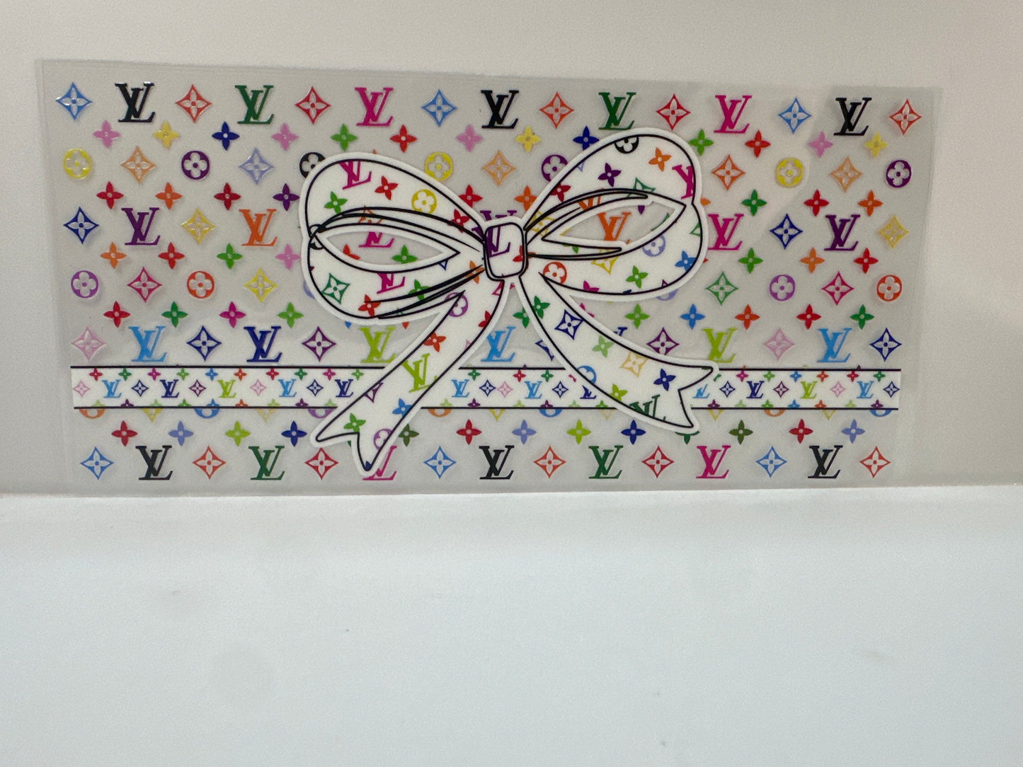 F927 Louis Vuitton designer inspired bow