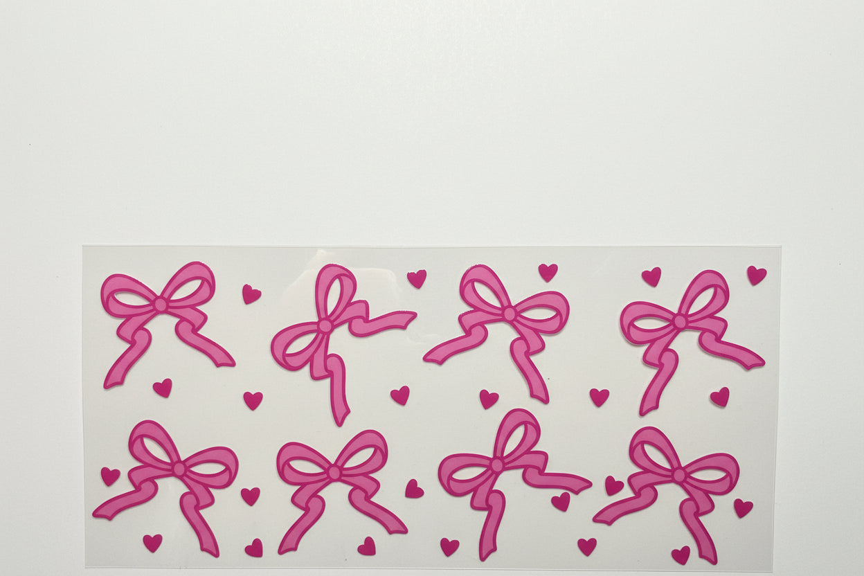 H1257 pink bow