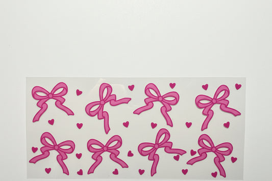H1257 pink bow