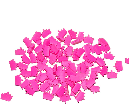 Pink Crowns Clay Pieces