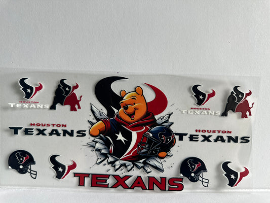 G1313 NFL football Texans Pooh