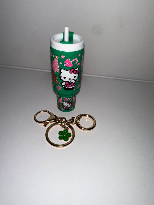 Mini tumbler keychain