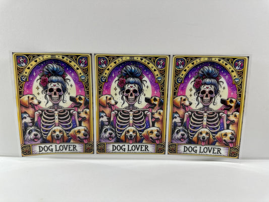 G549 the dog lover tarot card