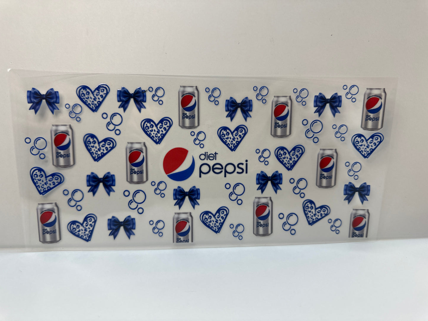 F633 diet Pepsi soda blue hearts