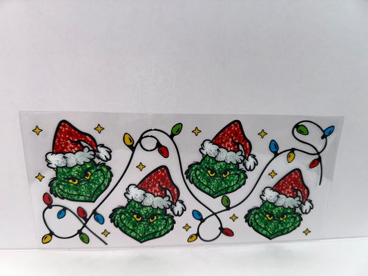H2814 Grinch with Christmas lights