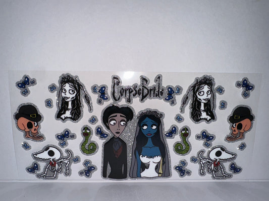 H1942 Glitter Wrap Corpse Bride