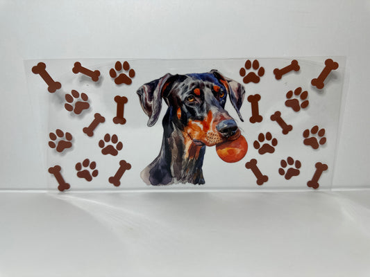 E378 Doberman Dog