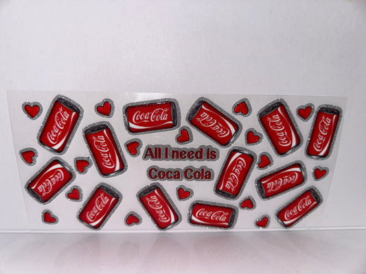 H1946 Glitter Wrap Coca Cola