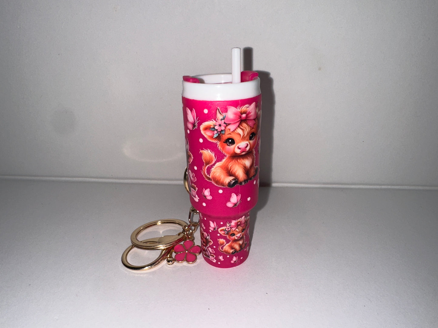 Mini tumbler keychain