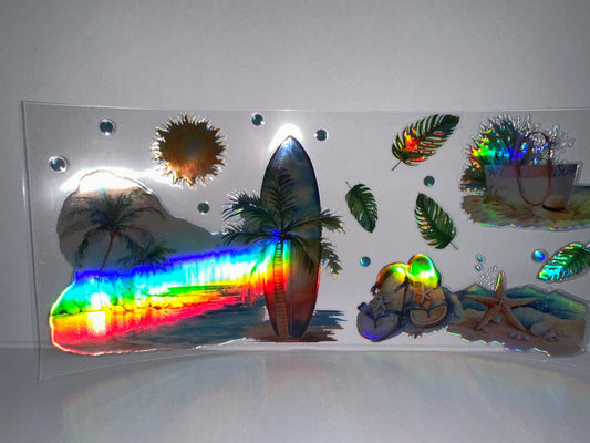 H2310 Metallic Summertime beach