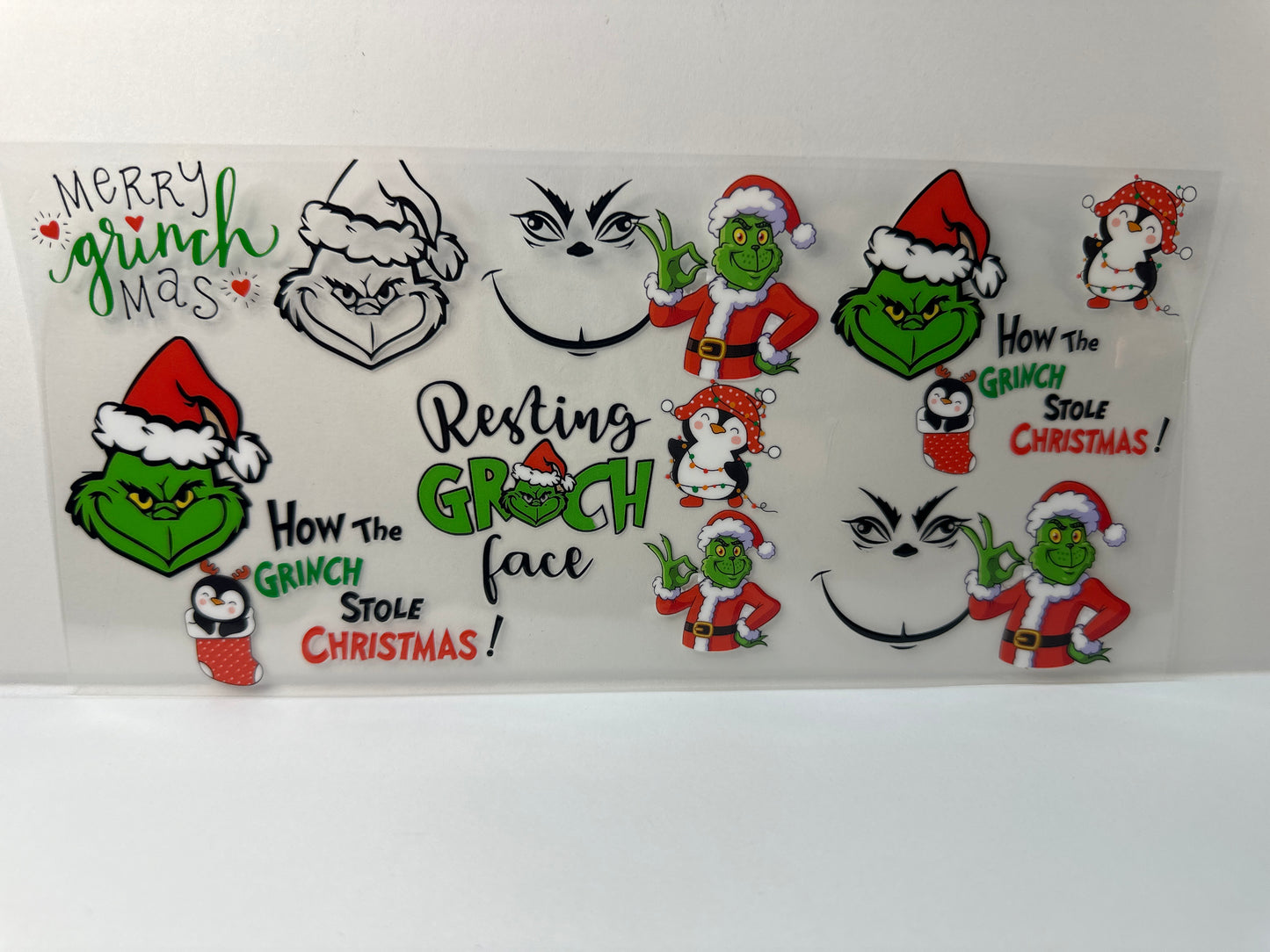 F768 Resting Grinch Face Christmas