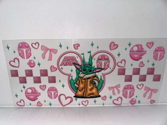 G1208 Disney Yoda pink