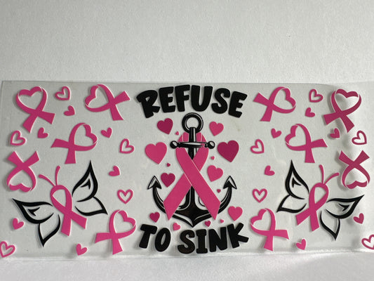 G1318 cancer awareness refuse to sink