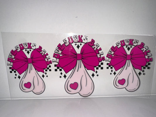 H276 Love sucks balls after dark