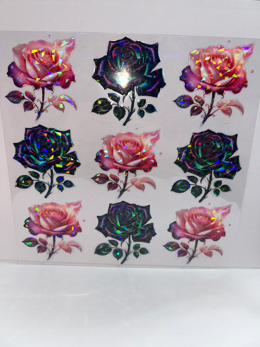 H2718 Rose Holo element sheet