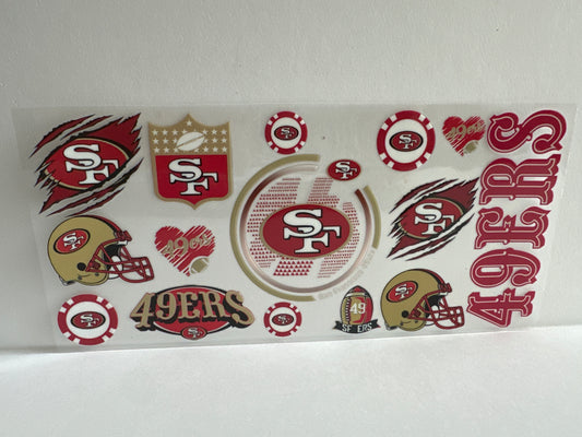 G797 NFL football 49ers