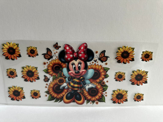 G976 Disney princess Minnie Mouse with sunflowers