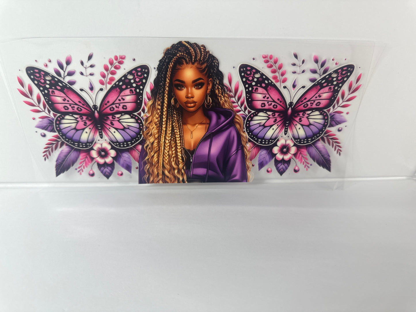 E7 Girl with Butterflies