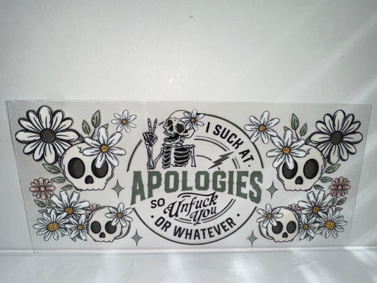 H241 I suck at apologies so Unfuck you or whatever, sassy