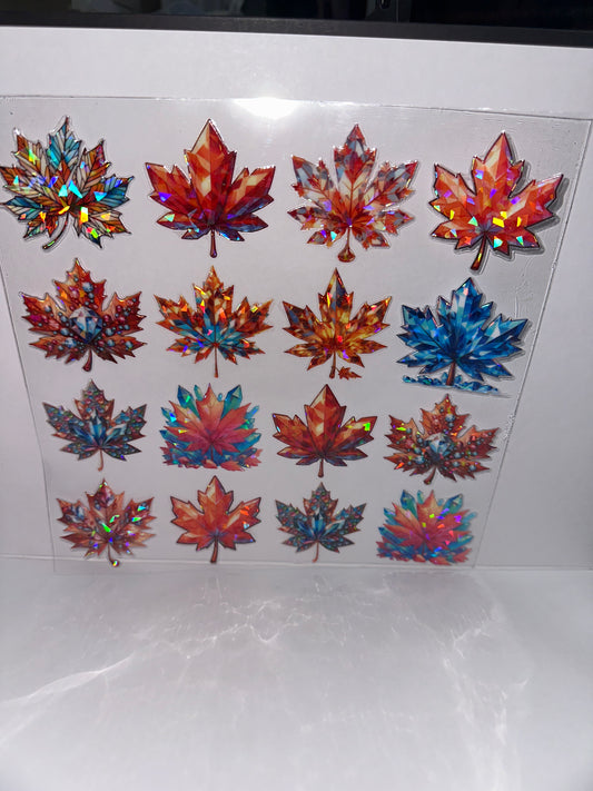 H2728 Leaves Holo element sheet