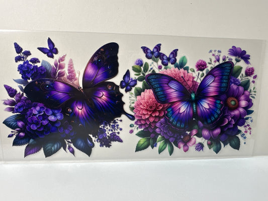 F731 butterfly with flowers