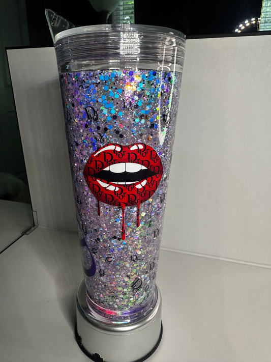 ✨ 24oz Christian Dior-Inspired Snow Globe Cup ✨