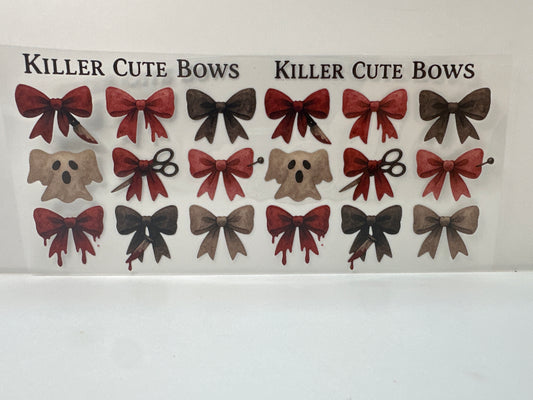 F875 cute killer bows Halloween fall themed bows