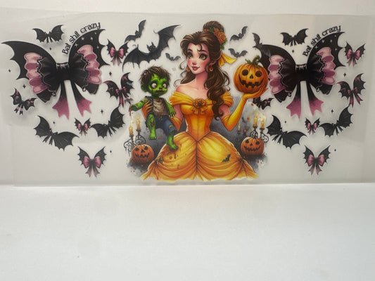 F807 belle from beauty and the beast Disney Halloween bat shit crazy