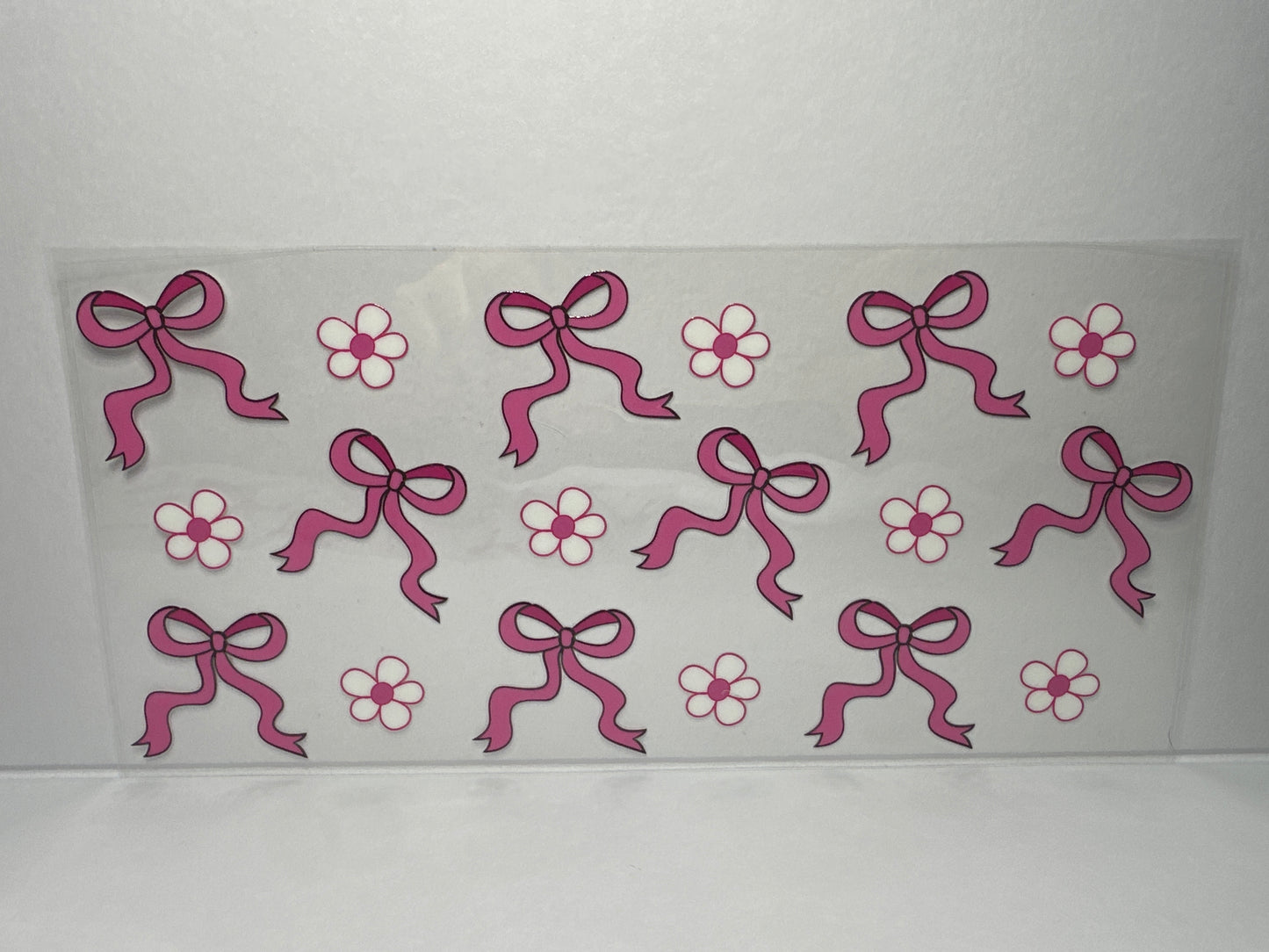 H1473 Pink bows and flowers