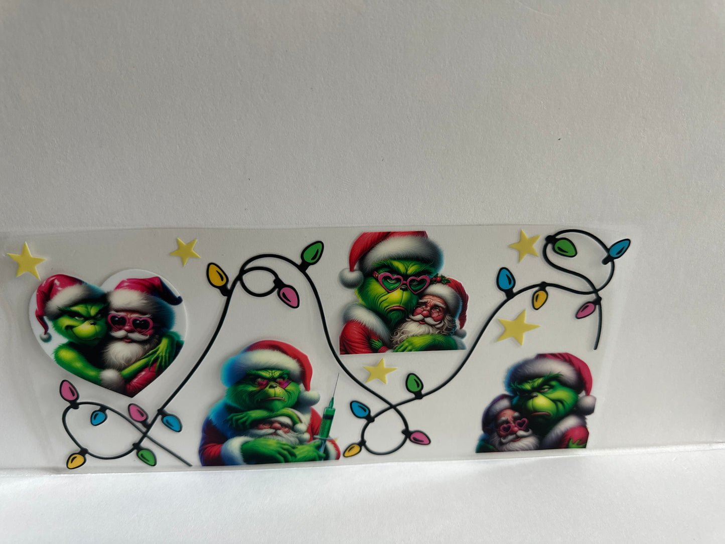G921 Grinch Christmas with Christmas lights and Santa