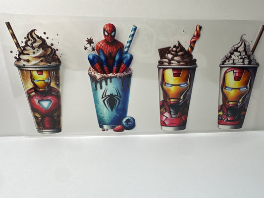 F741 Iron Man and Spider-Man frappe super heroes