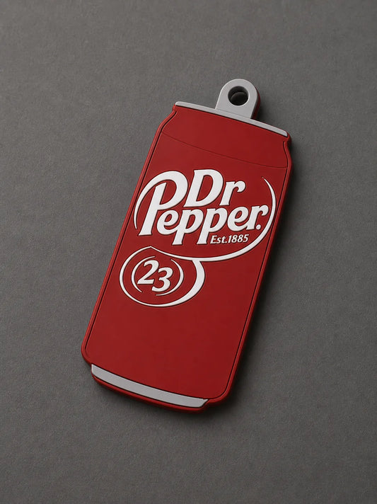 Soda-Inspired Can Opener / Nail Saver Keychain