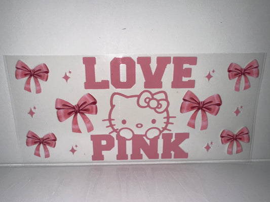 H391 Love Pink Hello Kitty