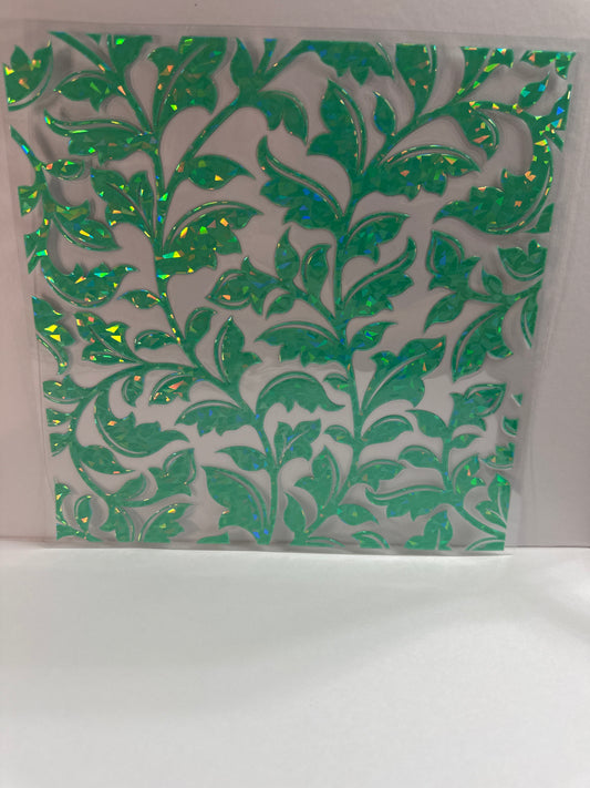 H2722 Green/teal Holo element sheet