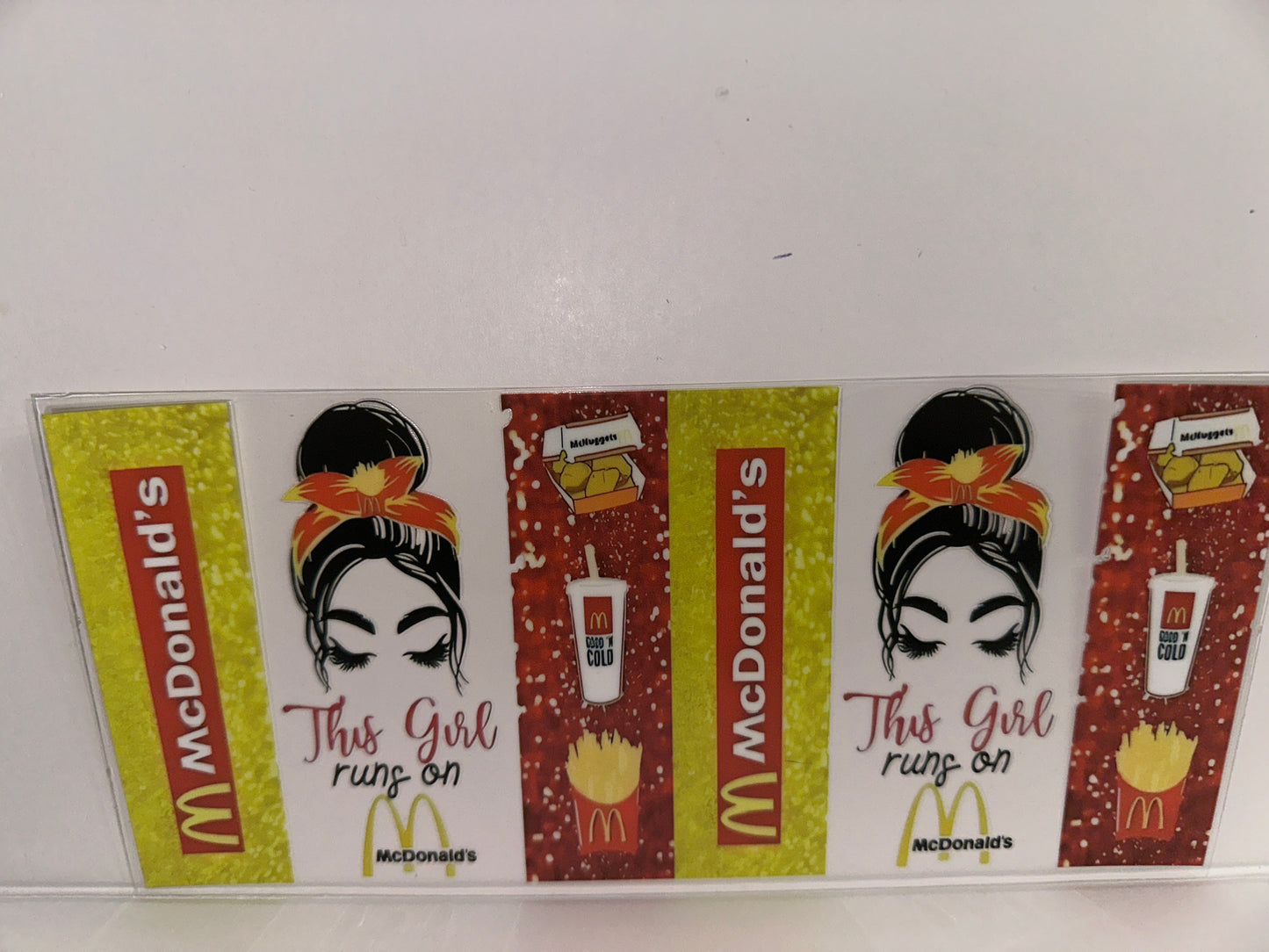 H539 this girl runs on McDonalds