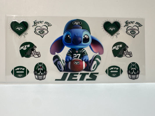 F501 NFL football Jets stitch