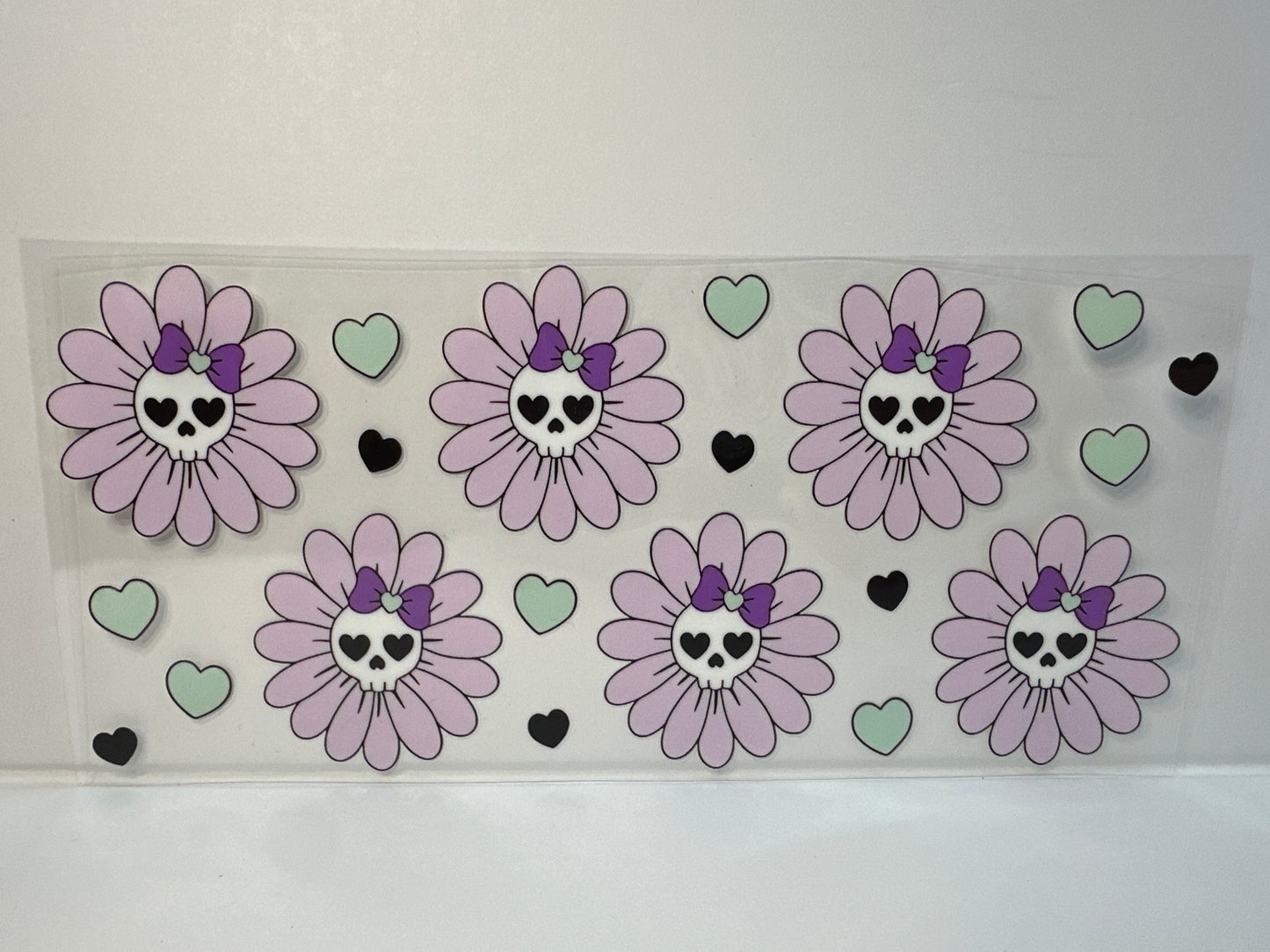 G322 flower with skulls