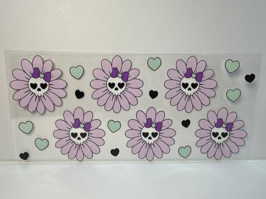 G322 flower with skulls