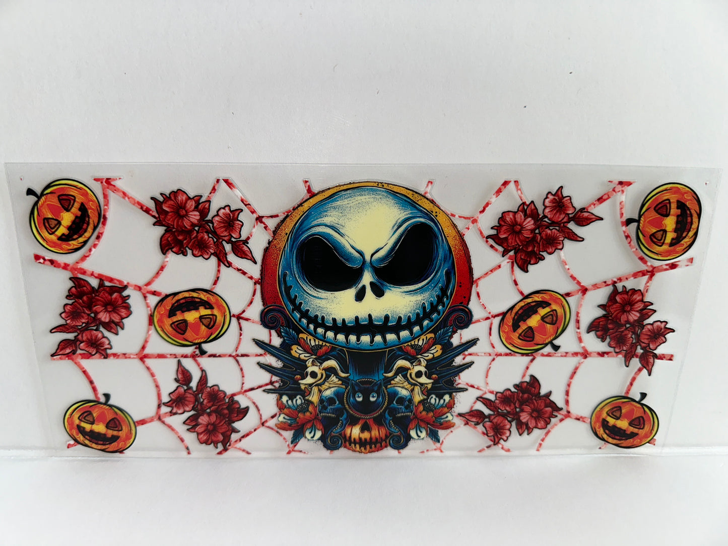 G1272 Jack the skeleton with pumpkins Halloween