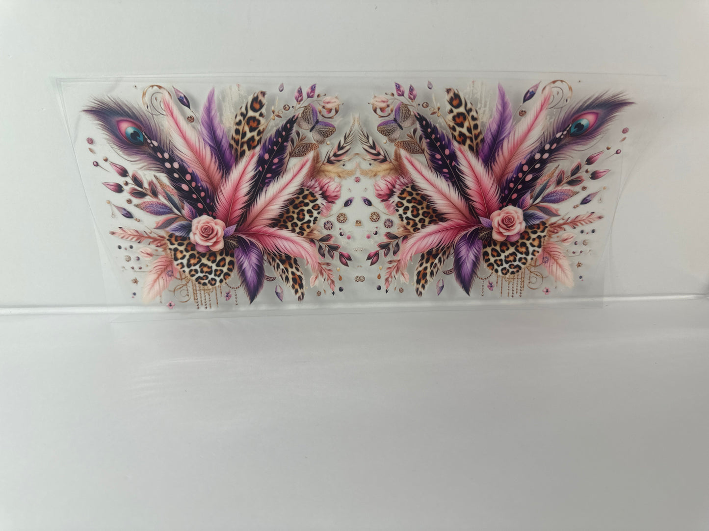 E5 Pretty Flowers with Feathers