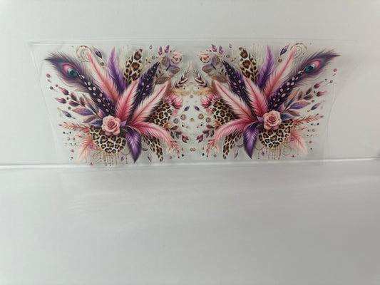 E5 Pretty Flowers with Feathers