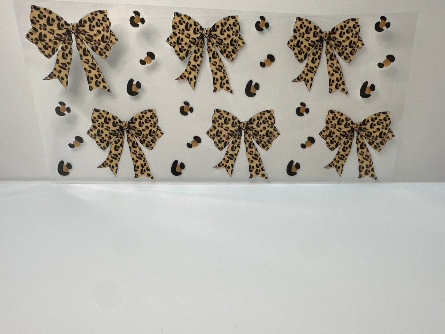 F646 animal print bows