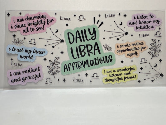 F110 daily Libra affirmations horoscope